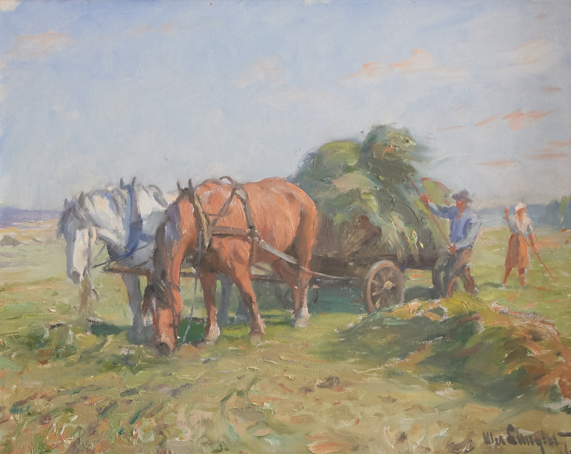 Olja på duk, Alexander Langlet