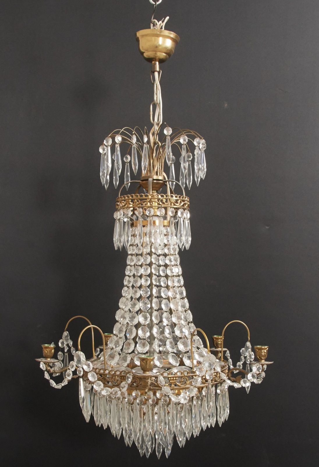 Kristallkrona, Gustaviansk stil