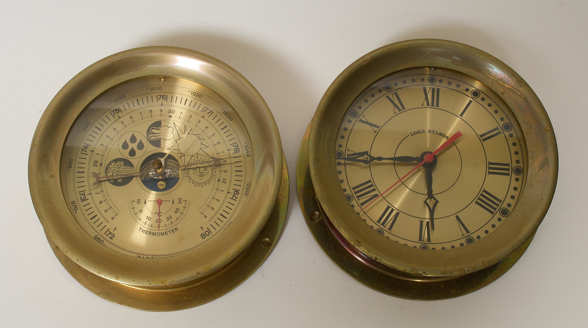 Skeppsklocka & Barometer