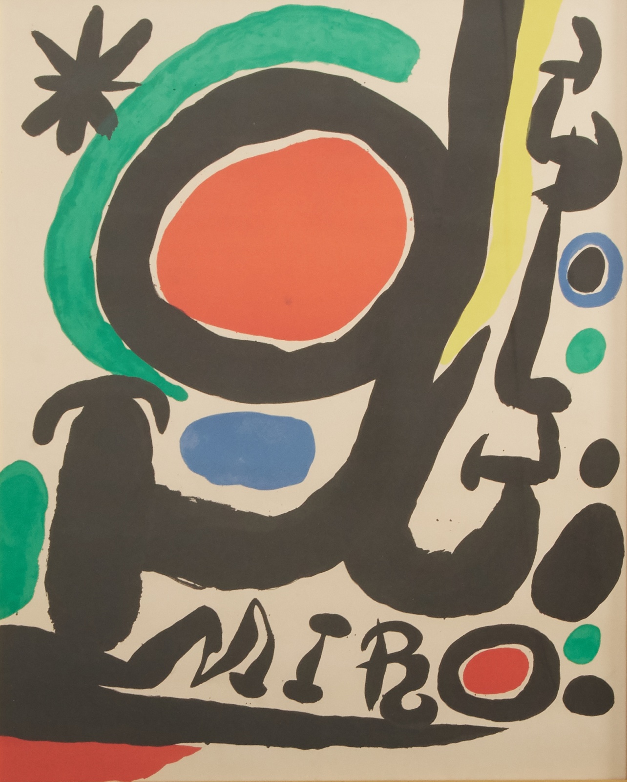 Affisch, Joan Miró, efter