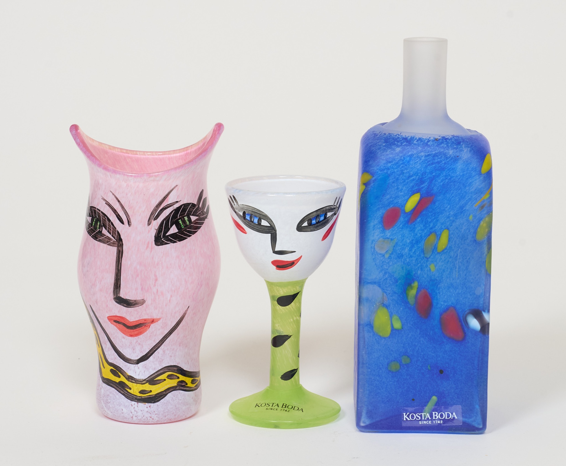 Konstglas, bl.a. Bertil Vallien