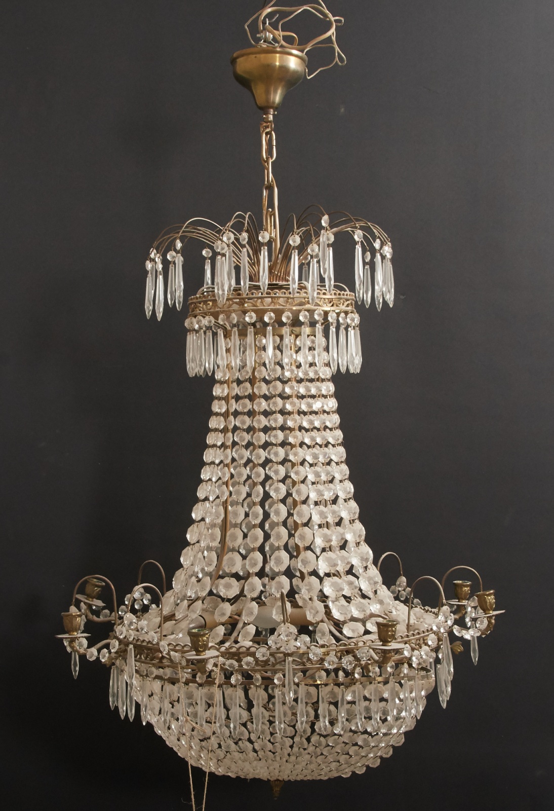 Kristallkrona, Gustaviansk stil